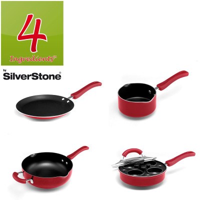 4 Ingredients by SilverStone 4 Piece Coo