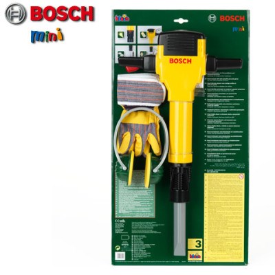 Bosch Toy Hammer Drill with Earmuffs and