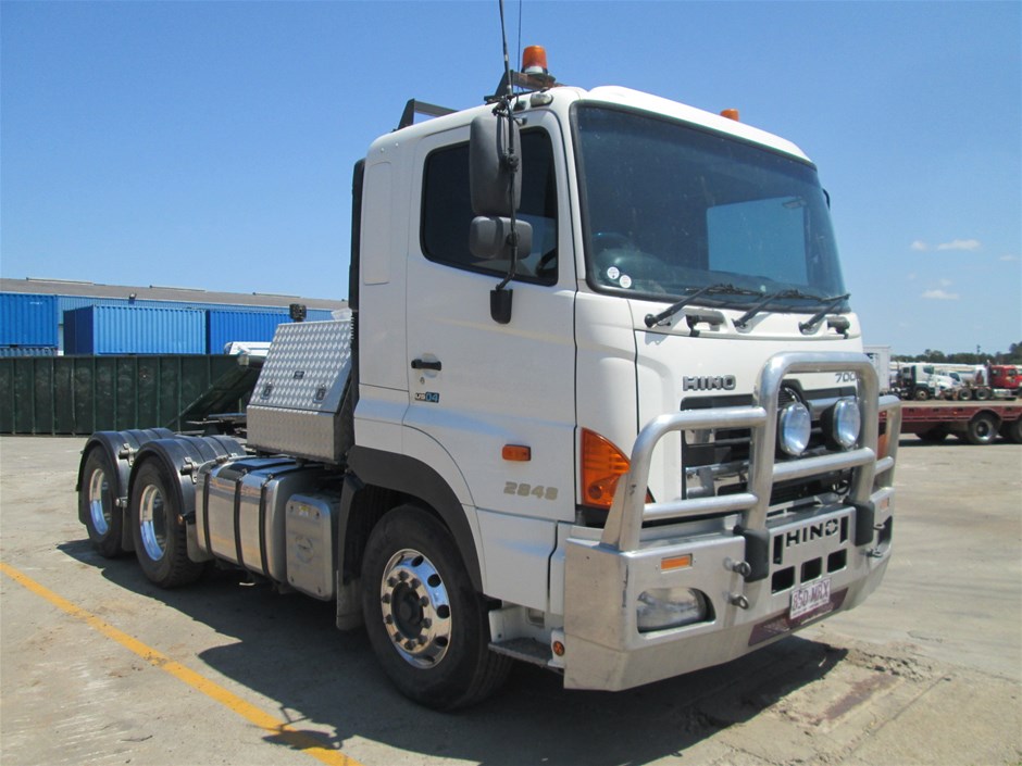 2008 Hino 700 Series 2848SS 6x4 Prime Mover Auction (00017009663