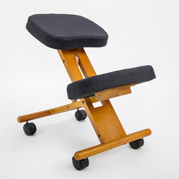 Ergonomic Kneeling Chair - BLACK