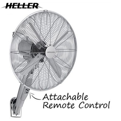 Heller 40cm Wall Fan with Timer
