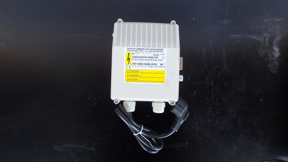 1 X Control Box For S Ph Electric Motors Auction 0057 Grays Australia