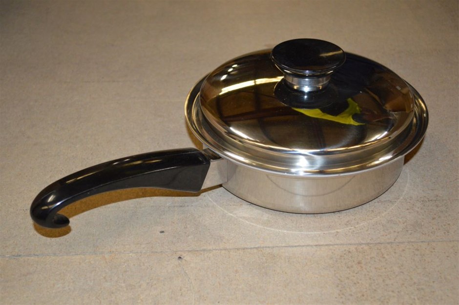 Stainless steel cookware, Sealomatic, 1.45L saucepan and lid