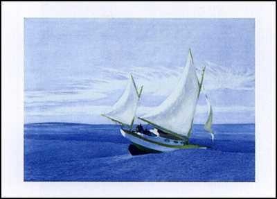 Edward Hopper - Yawl Riding a Swell