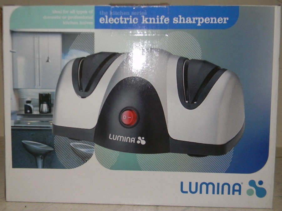 Lumina Electric Knife Sharpener, New In Box, Product No 2451.Buyers
