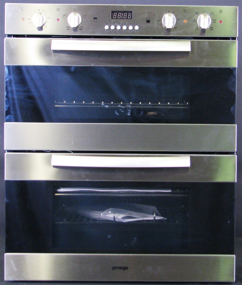 Omega 60cm Stainless Steel Compact Double Oven. ORP 1,999 Auction