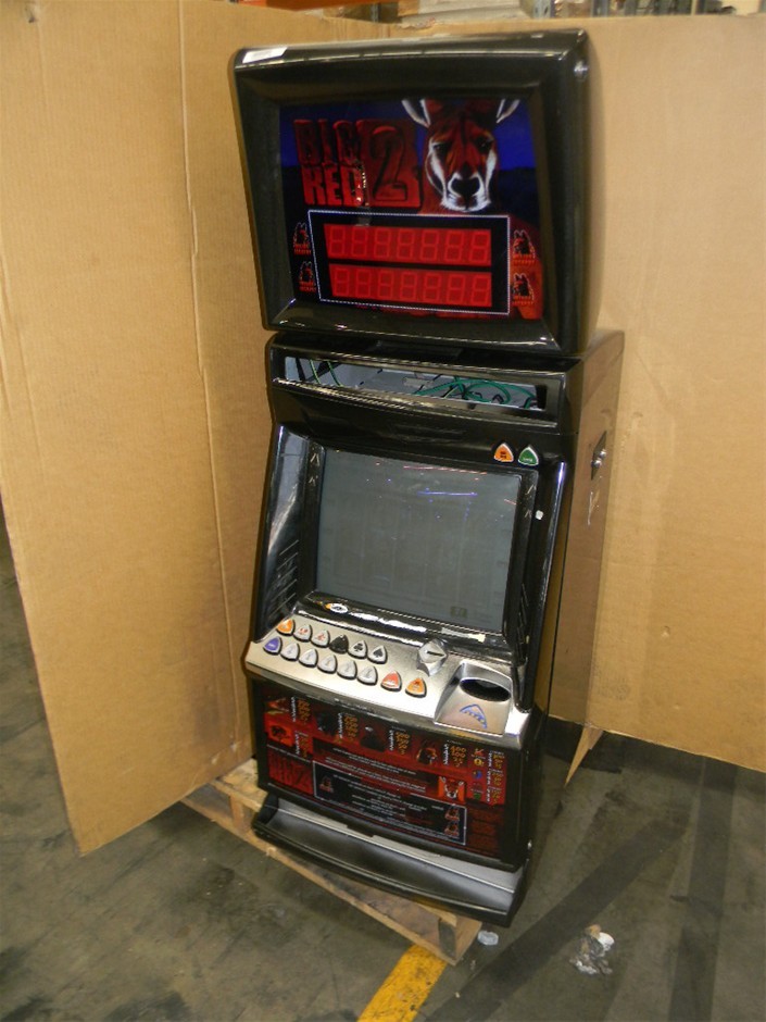 Poker Machine, Aristocrat, Model XCITE MK6, `Big Red 2` game, Casino
