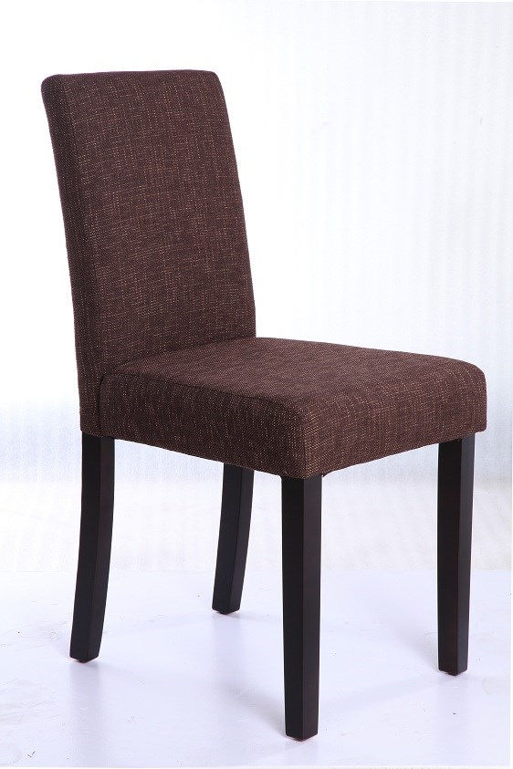 2 x Brown Fabric Palermo Dining Chairs