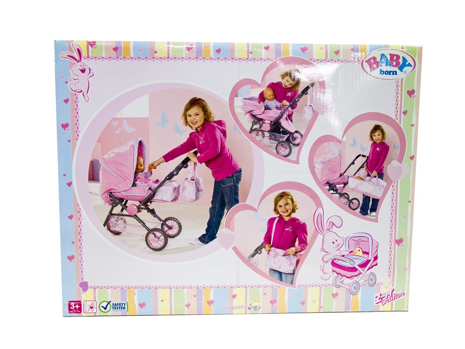 Buy Baby Born Deluxe Pram Grays Australia