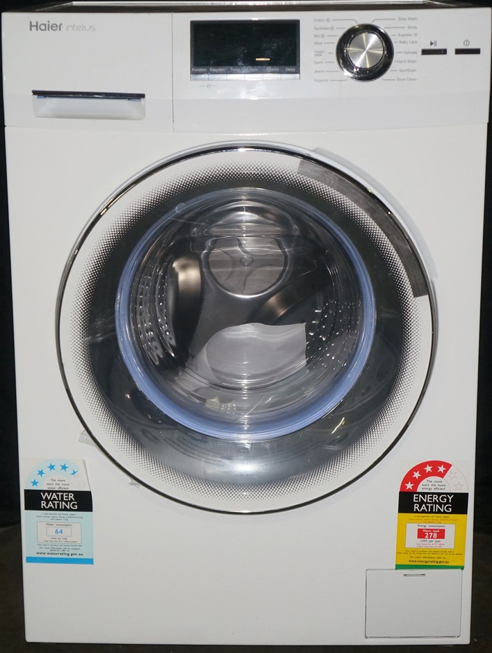 Haier 7.5KG Front Loading Washing Machine (White) (HWM75B12266