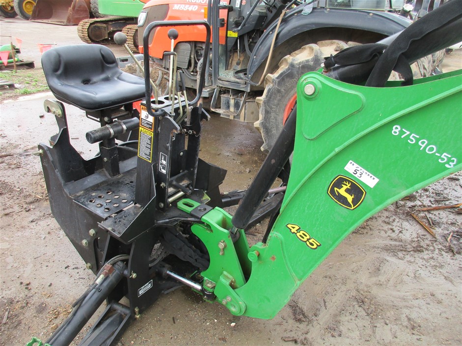 John Deere 485 Backhoe Attachment Auction (00027013731) Grays Australia
