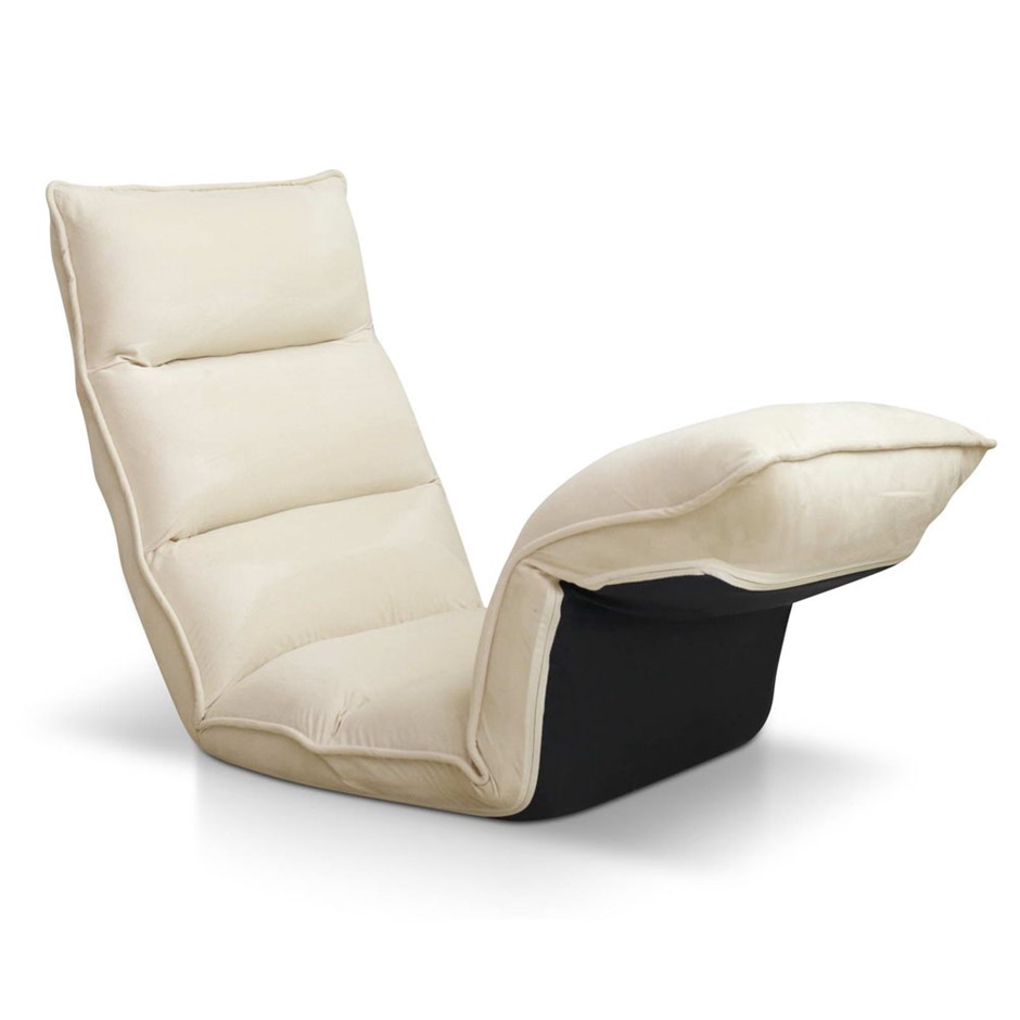 Buy Artiss Adjustable Lounge Sofa Chair Ivory Grays Australia