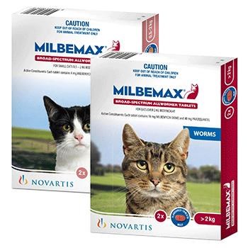 Milbemax for Large Cats 2-8kg 20's