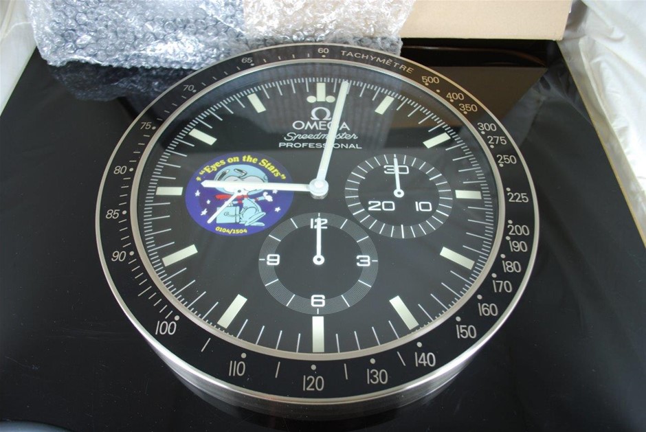 Buy One New Authentic Omega Snoopy Limited Edition Display Wall Clock