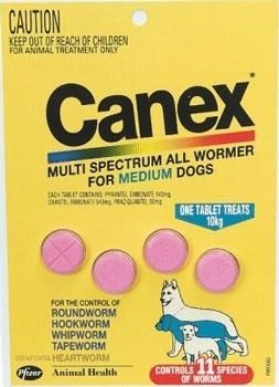 Canex Multi Spectrum All Wormer Tablets 