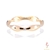 NEW Lulu Flamingo 9ct Solid Yellow Gold Natural Diamond Fleur Ring