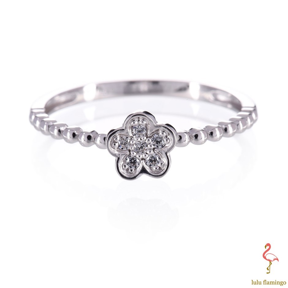 NEW Lulu Flamingo Sterling Silver 925 Cu