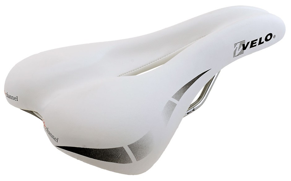 Saddle Velo Wide Channel White D2 0-Zone