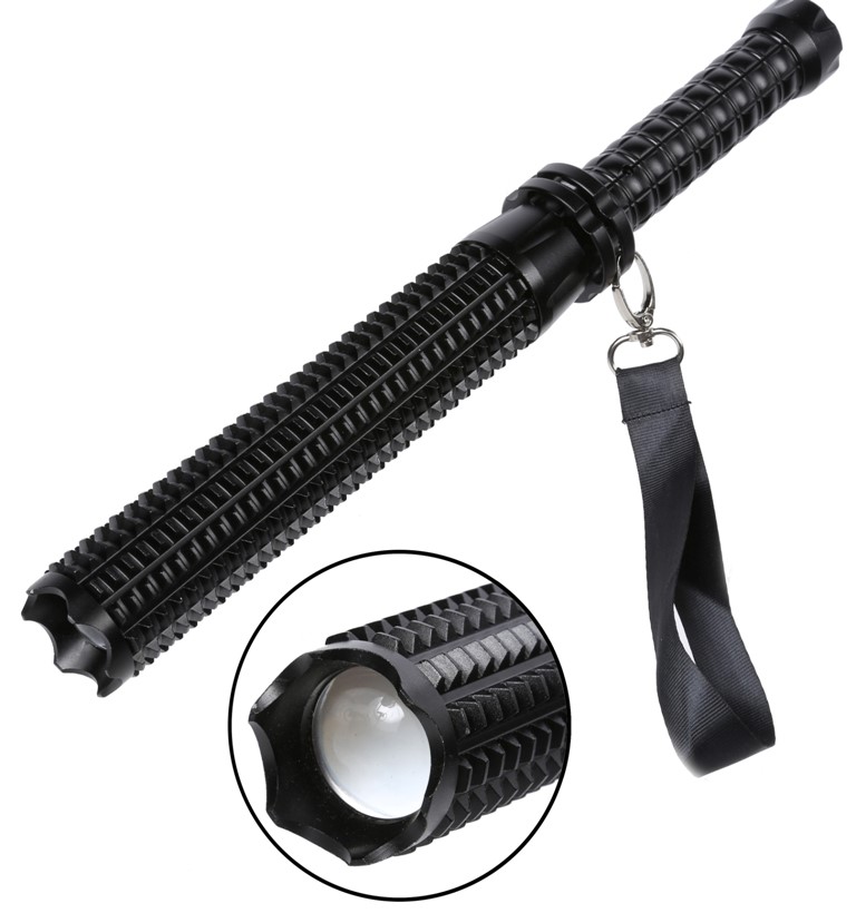 JMV Flashlight LED Extendable Baton Torch c/w Lanyard 350--450mm 3 x ...