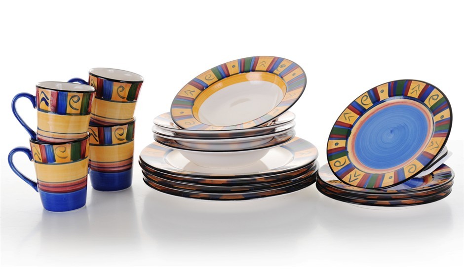 16 Piece Stoneage Katherine Dinner Set