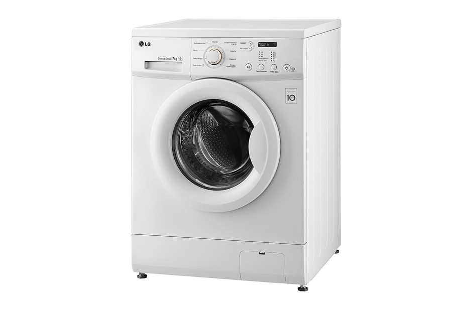 LG 7kg Front Load Washer (White) (WD1200