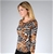 China Doll Leopard Rose Mesh Top