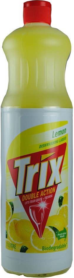 9 x Trix 1Lt Double Action Dishwashing L