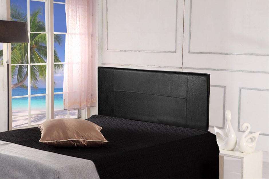 PU Leather Queen Bed Headboard Bedhead -