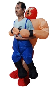 WRESTLER Fancy Dress Inflatable Suit -Fa