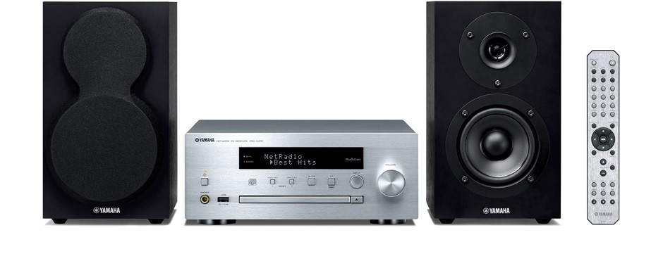 Yamaha MCR-N470S Micro HiFi System (Silv
