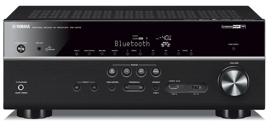Yamaha RX-V679 7.2CH AV Receiver with Bl