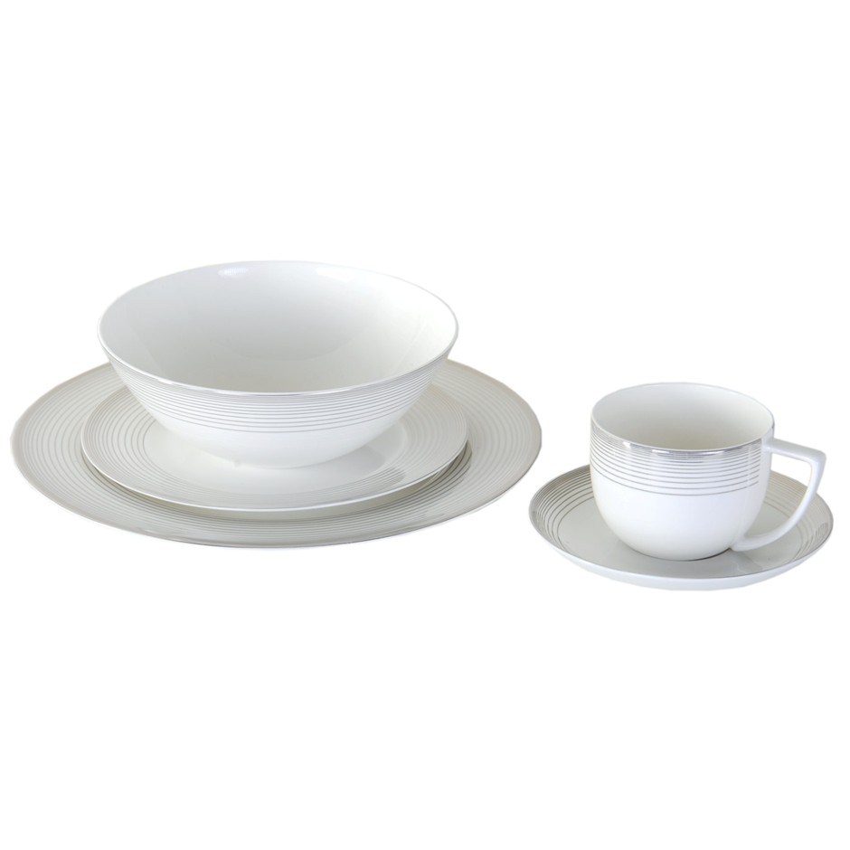 Ciroa Opus Silver 20 Piece Dinner Set