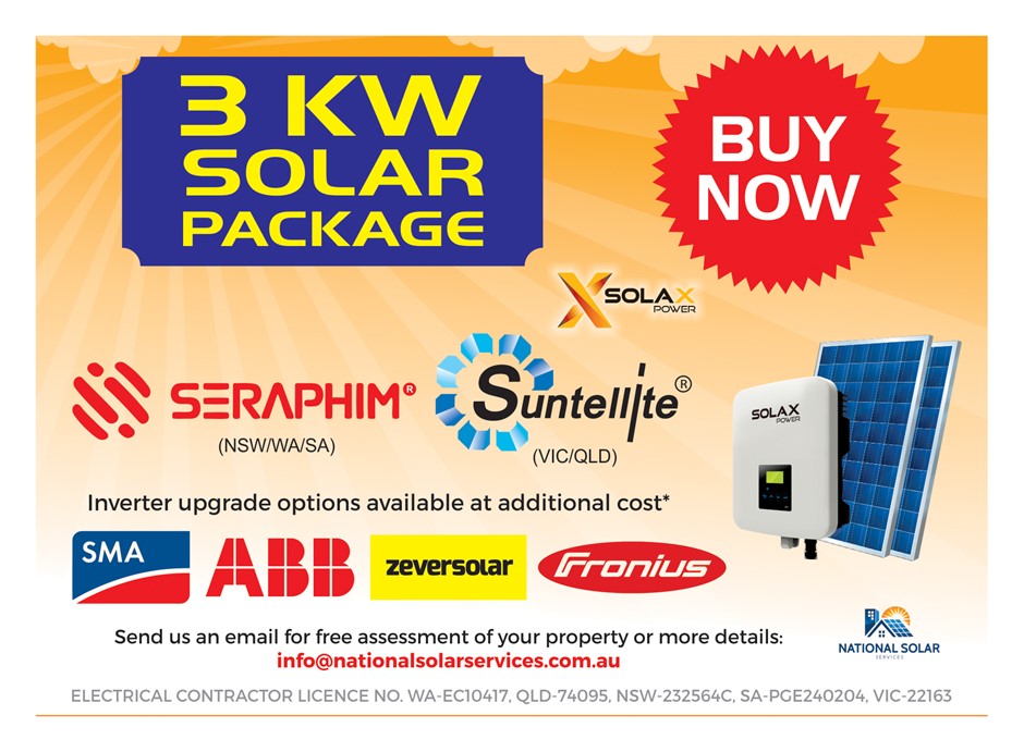 3 KW Solar PV System with Standard Insta