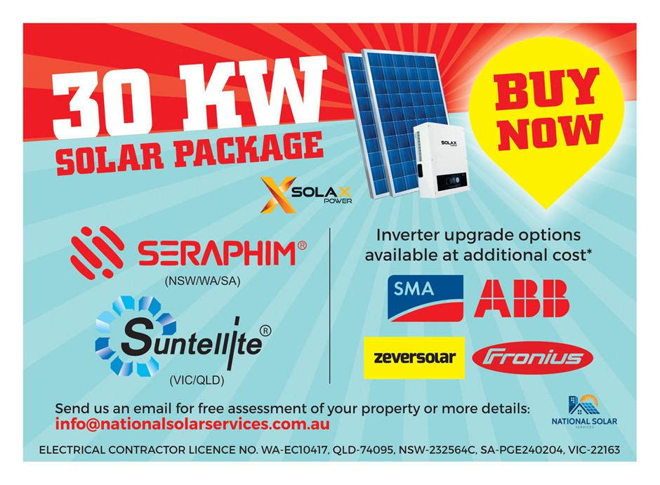 30 KW Solar PV System with Standard Inst