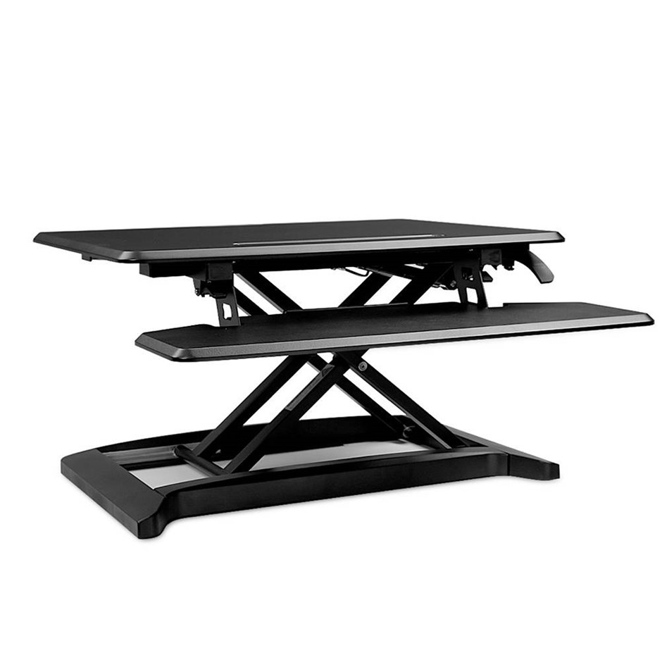 Adjustable Sit Stand Desk Riser Black 70