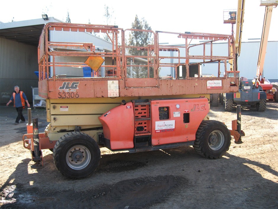 JLG 3394RT Scissor Lift Serial Number 0200103 Auction (00335003921