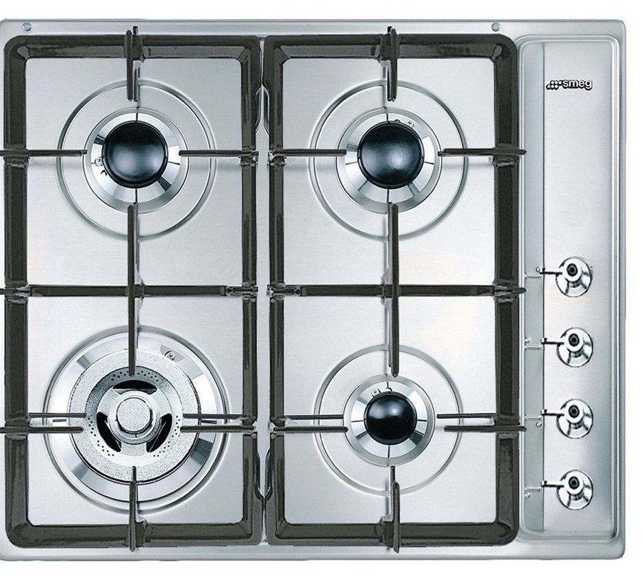 Smeg 60cm Satin Stainless Steel Gas Cook