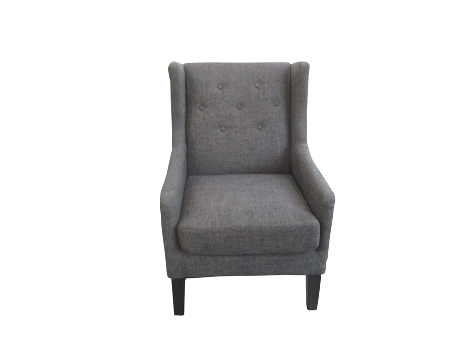 Whitney Wingback Fabric Accent Chair - C