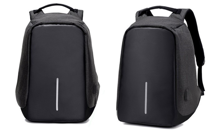 Milano Anti Theft Backpack - Black
