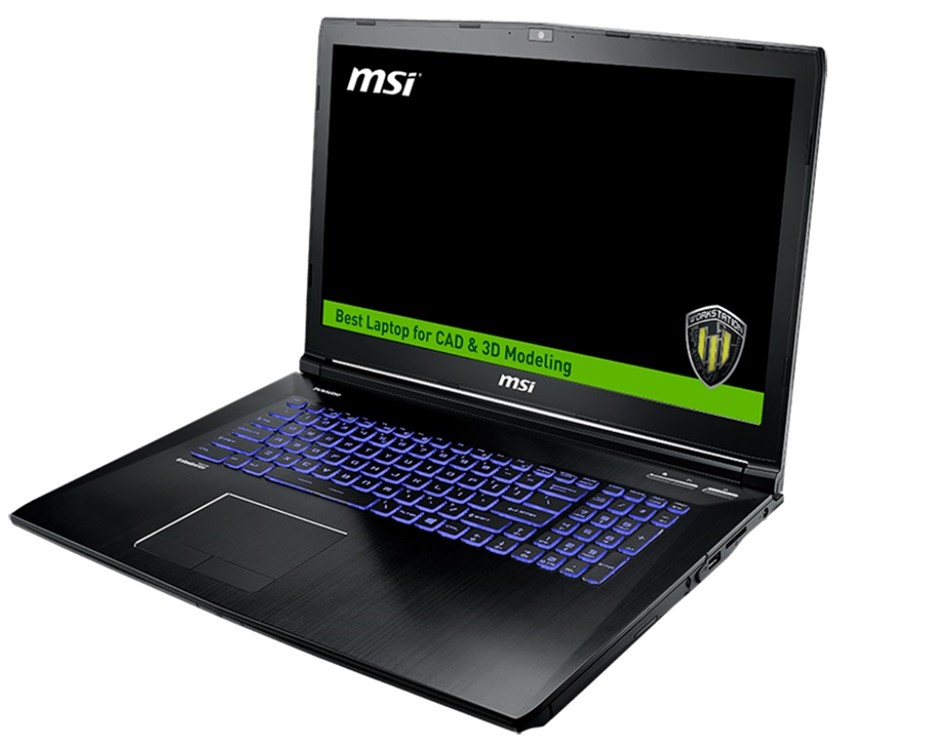 MSI WE72 7RJ-1041AU 17.3-Inch Workstatio