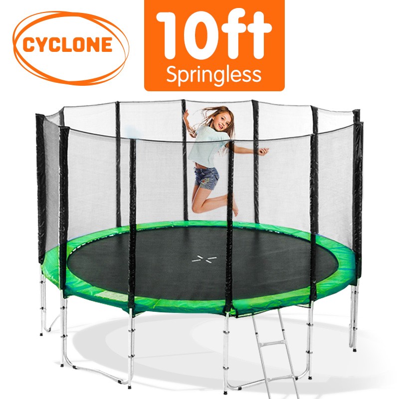 Cyclone 10 ft Springless trampoline with