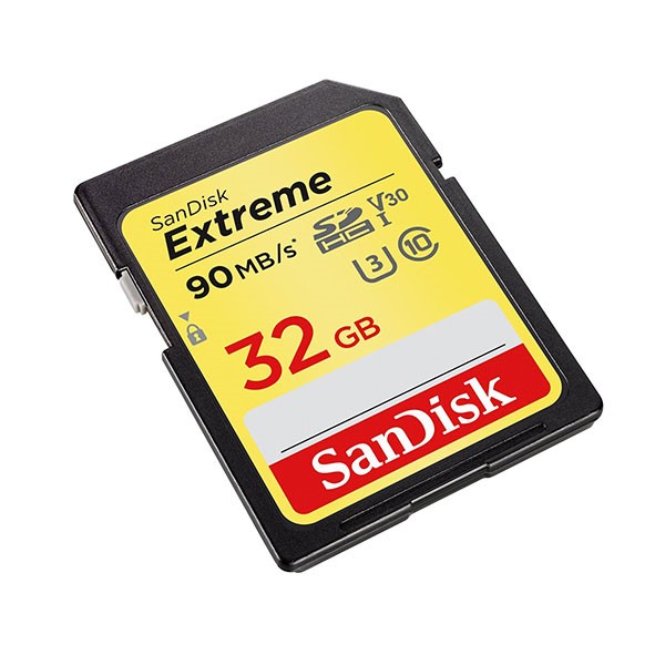 SanDisk Extreme SDHC UHS-I U3 Class 10 3