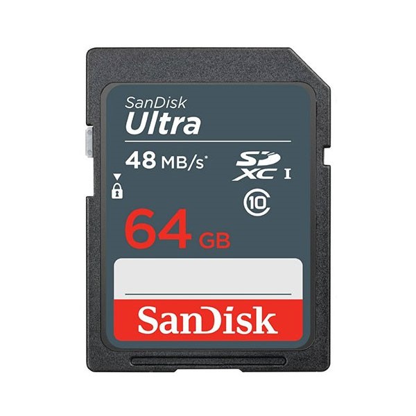 SanDisk 64GB SDHC Class 10 Ultra 48MB/S 