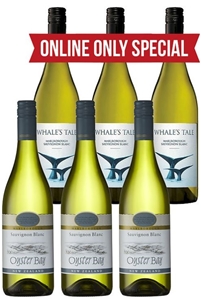 Whales Tale & Oyster Bay Sauvignon Blanc