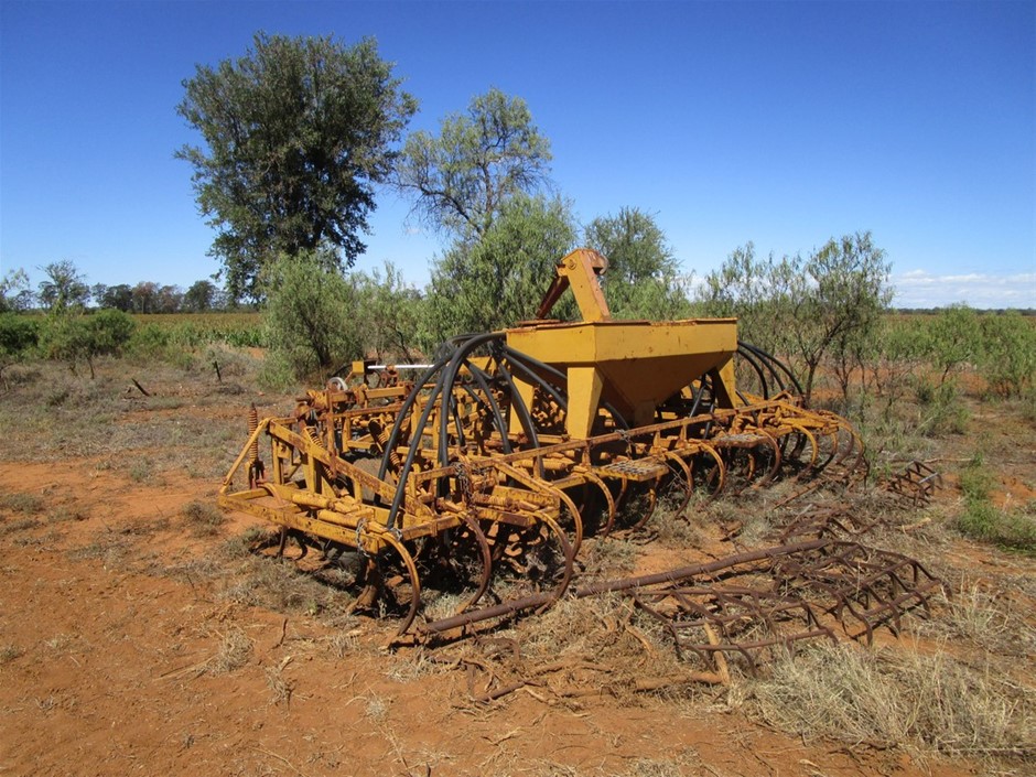 16ft` Gyral TC Power Planter 46 tynes 23 Sewing tynes 7` Auction (0061