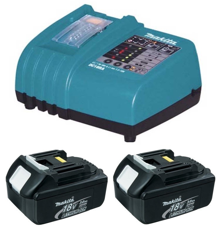 Makita Starter Kit DC18RA Charger + 2x B