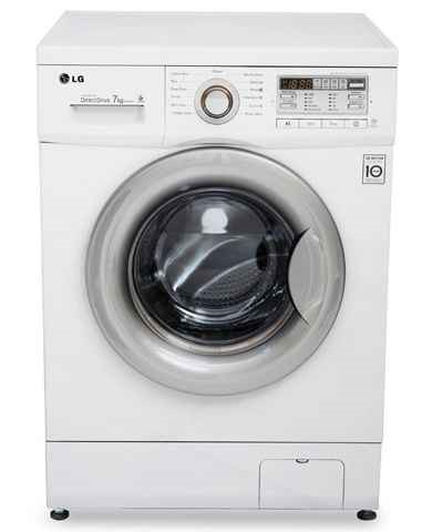 LG 7kg Front Load Washing Machine (White