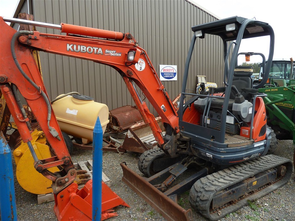 Kubota U253 Super Series 2.5T Hydraulic Excavator (McLaren Vale, SA) Auction (00108000498