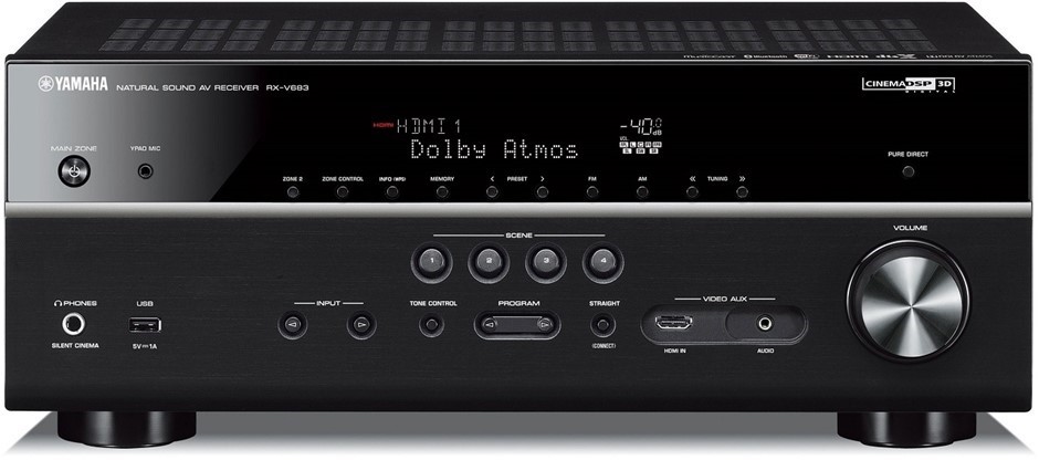 Yamaha RX-V683 AV Home Theatre 7.2 Dolby