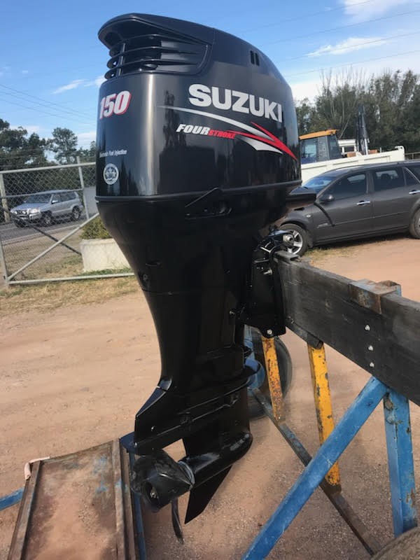 2014 Suzuki 150 HP 4 Stroke Outboard Motor Auction (00017020026